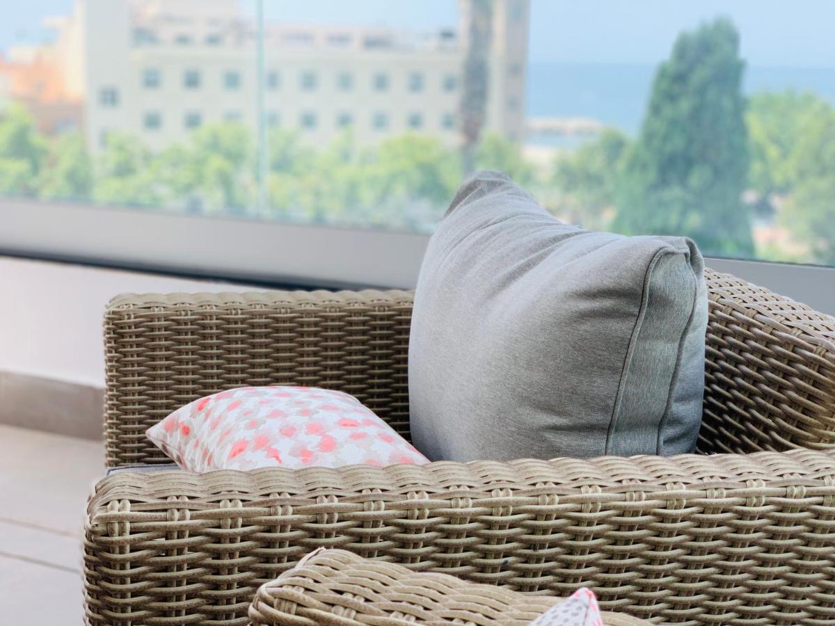 Sea View Luxury New Apartment Marbella Port Exteriör bild