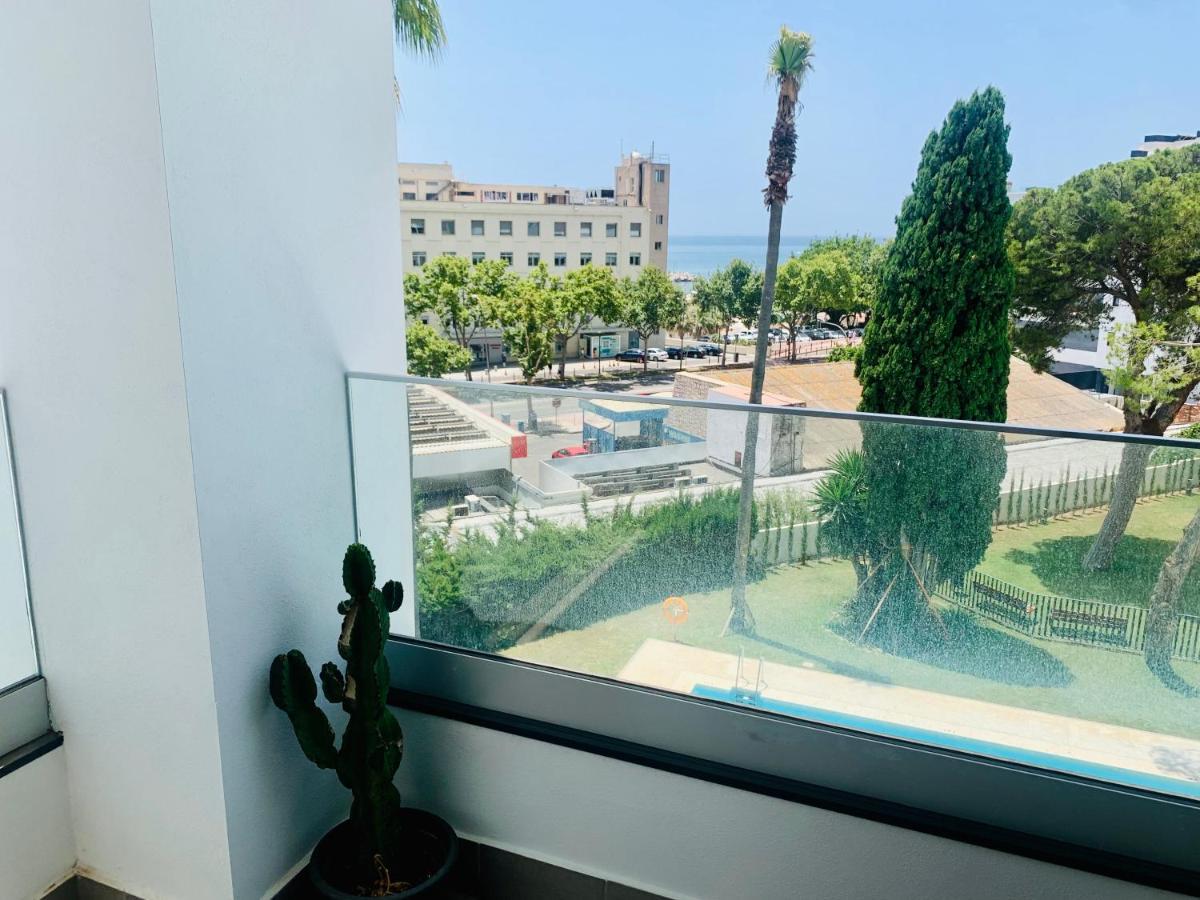 Sea View Luxury New Apartment Marbella Port Exteriör bild