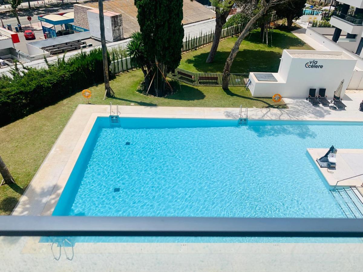 Sea View Luxury New Apartment Marbella Port Exteriör bild