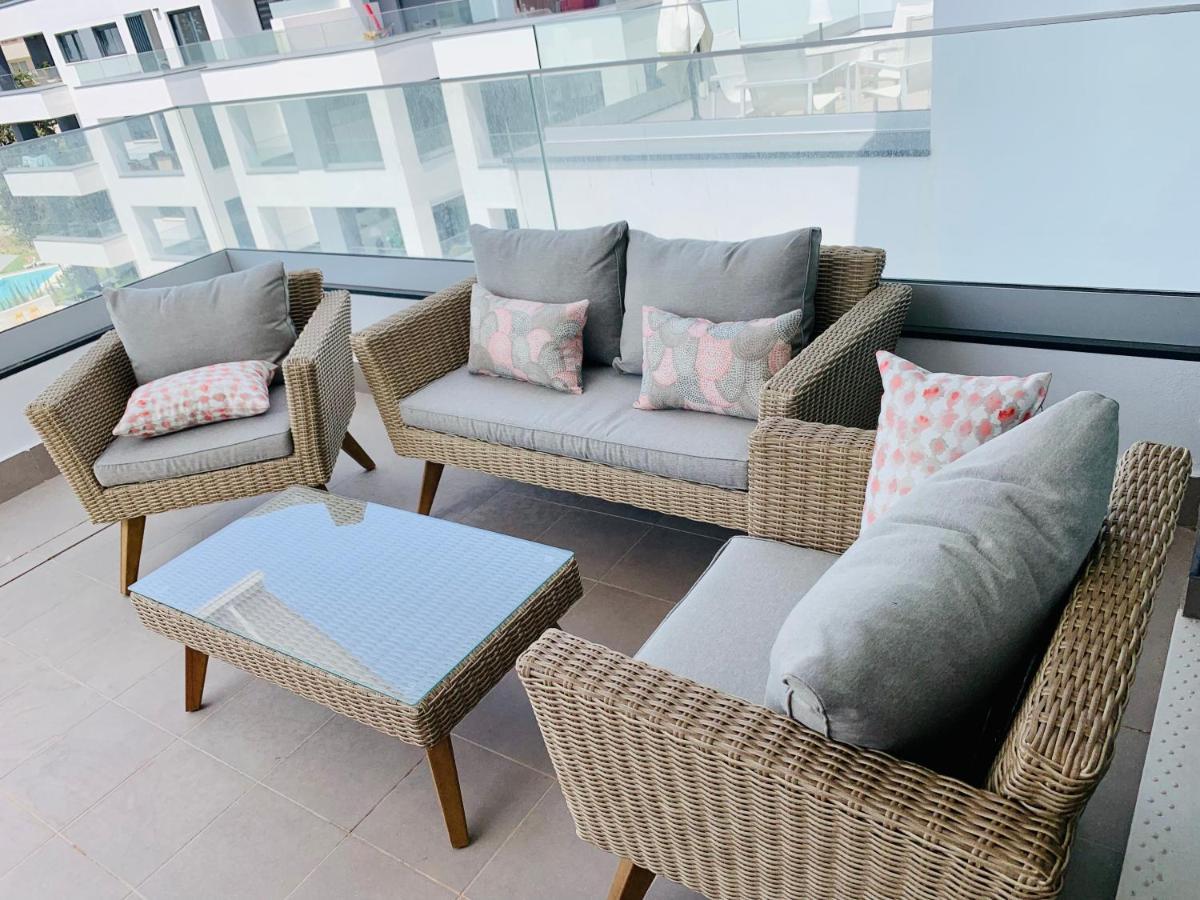 Sea View Luxury New Apartment Marbella Port Exteriör bild