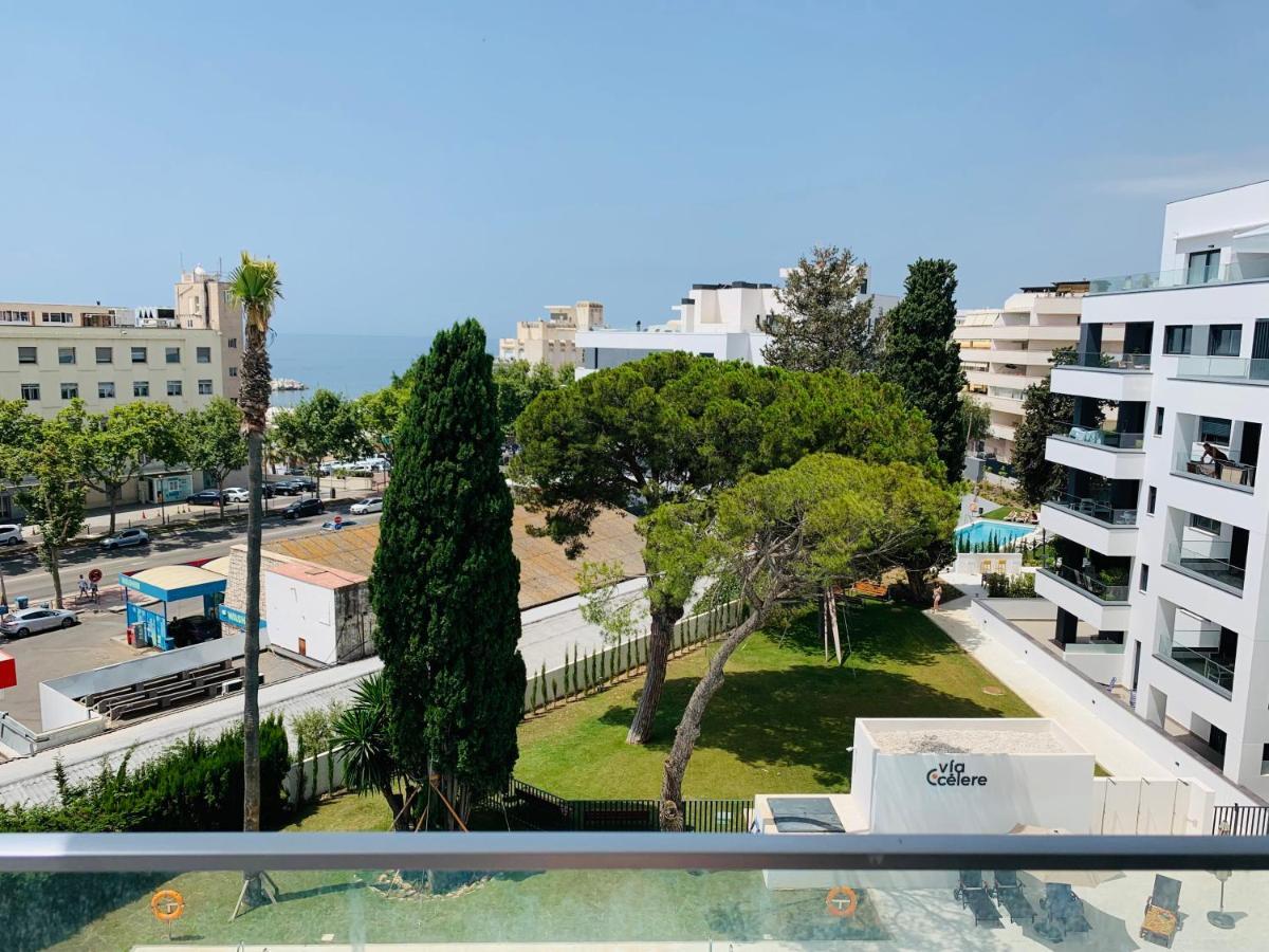 Sea View Luxury New Apartment Marbella Port Exteriör bild